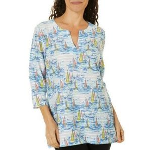 ⛵ Sailboat Print Top NEW